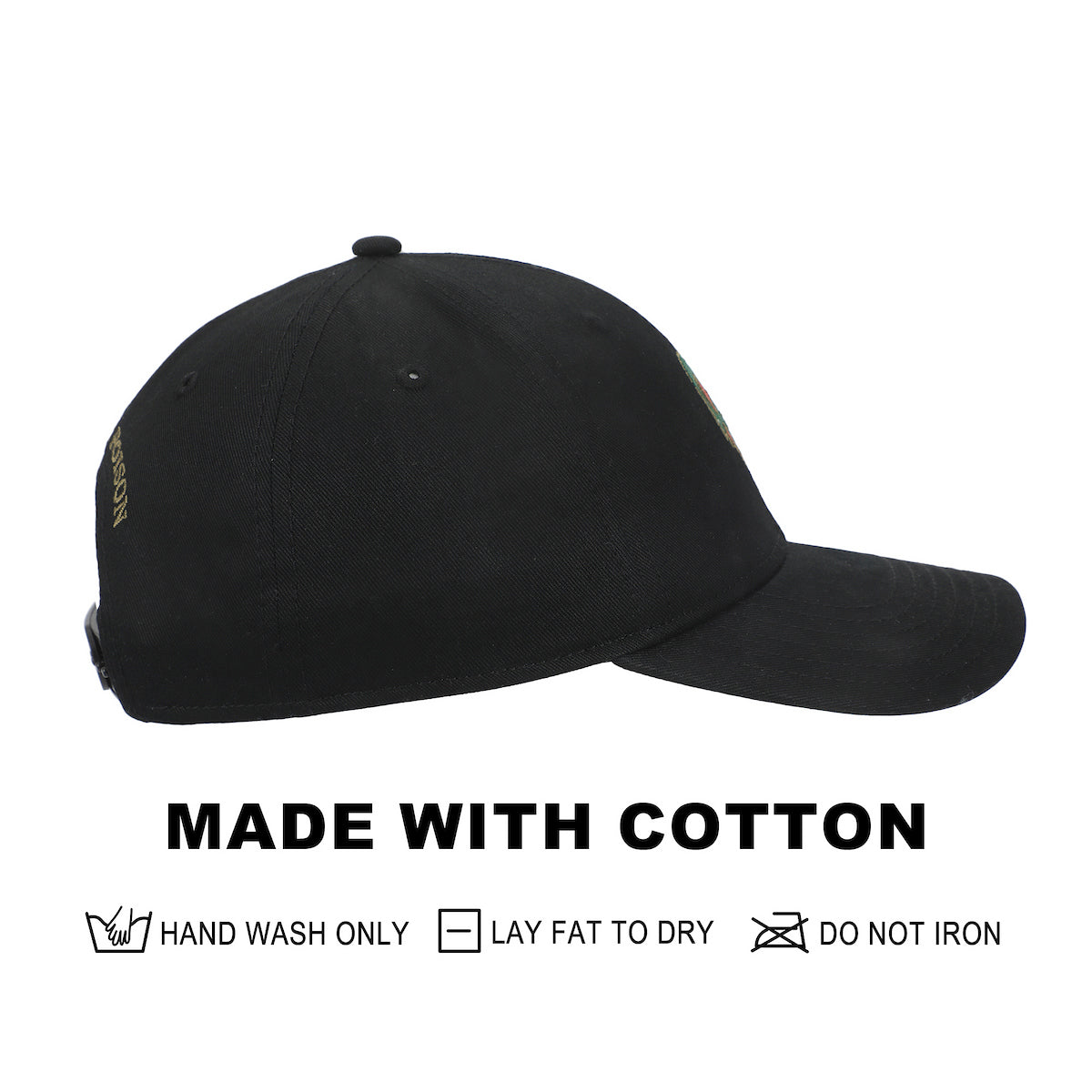 Disney Snow White Poison Apple Men's Black Traditional Adjustable Hat