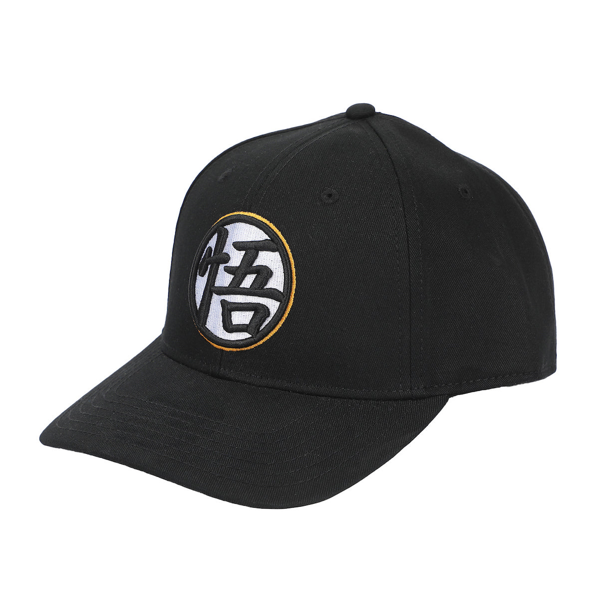 Dragon Ball Z Goku Kanji Symbol Black Cotton Twill B2 Ball Cap