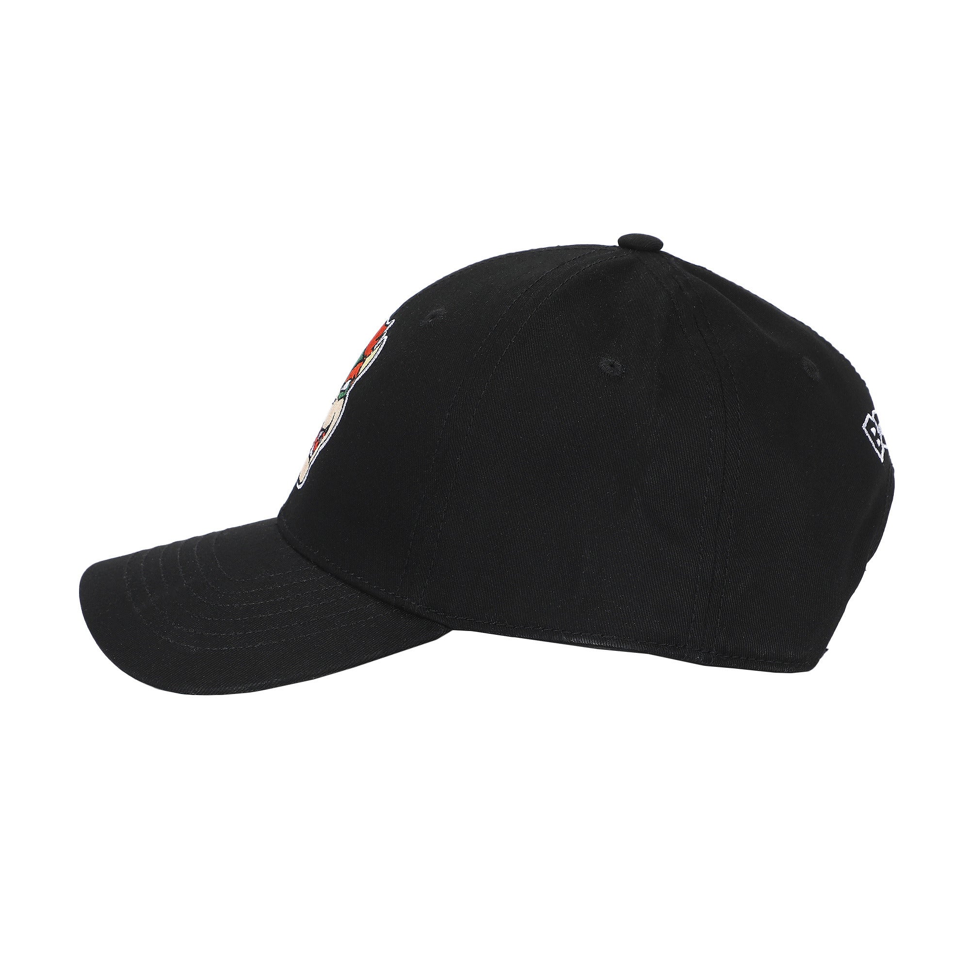 Super Mario Bros Bowser Black Structured Baseball Cap