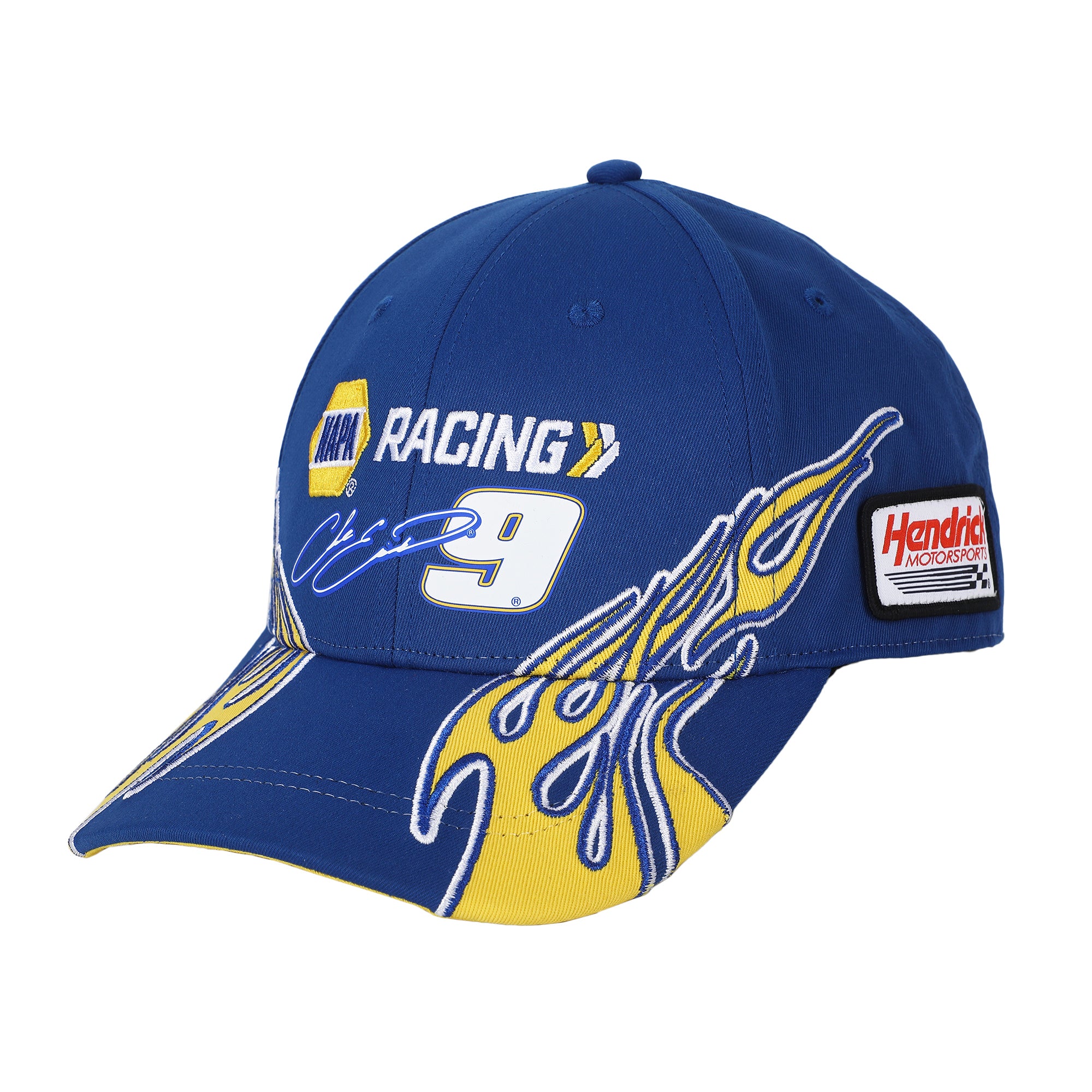 Hendrick Chase Elliott 9 Blue & Yellow Structured Baseball Cap