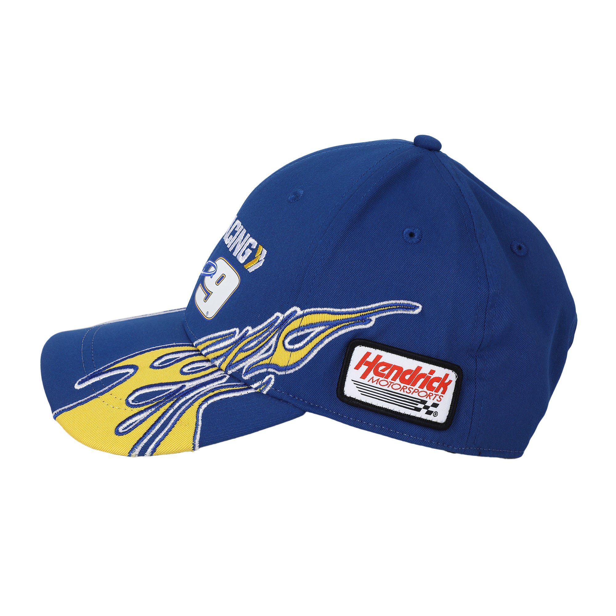 Hendrick Chase Elliott 9 Blue & Yellow Structured Baseball Cap