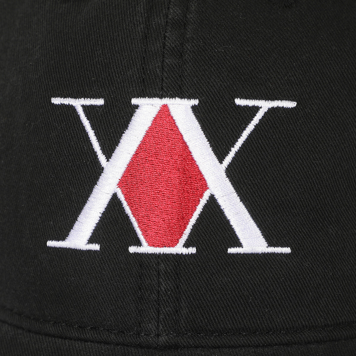 Hunter X Hunter Embroidered Logo Black Unstructured Baseball Cap