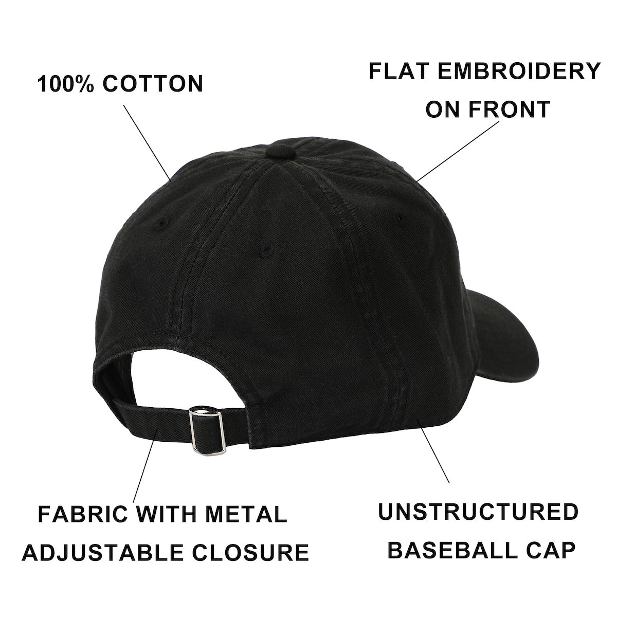 Sonic The Hedgehog Smiling Sonic Black Unstructured Baseball Cap