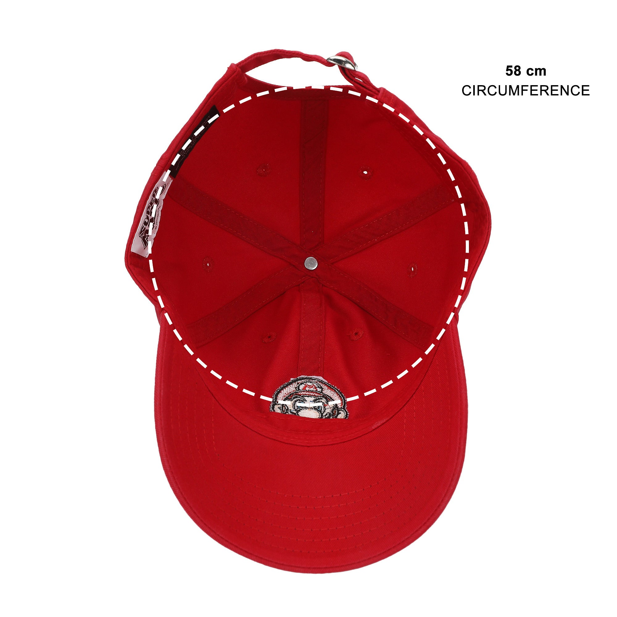 Super Mario Bros Mario Embroidered Dad Hat for Men