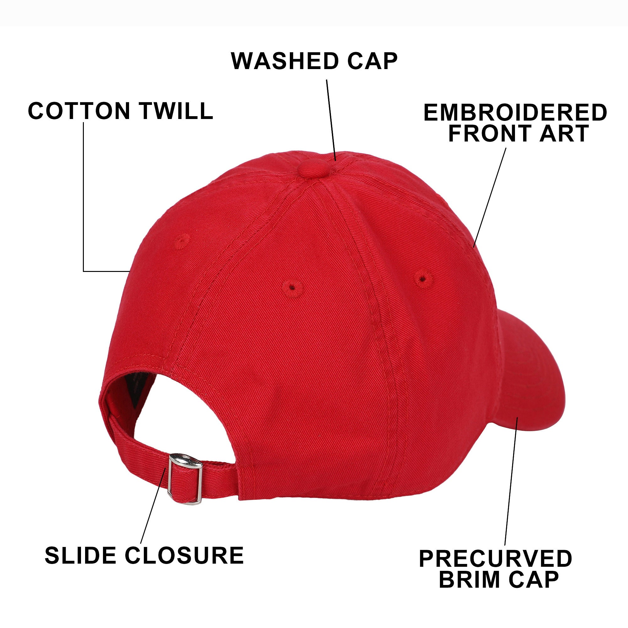 Super Mario Bros Mario Embroidered Dad Hat for Men