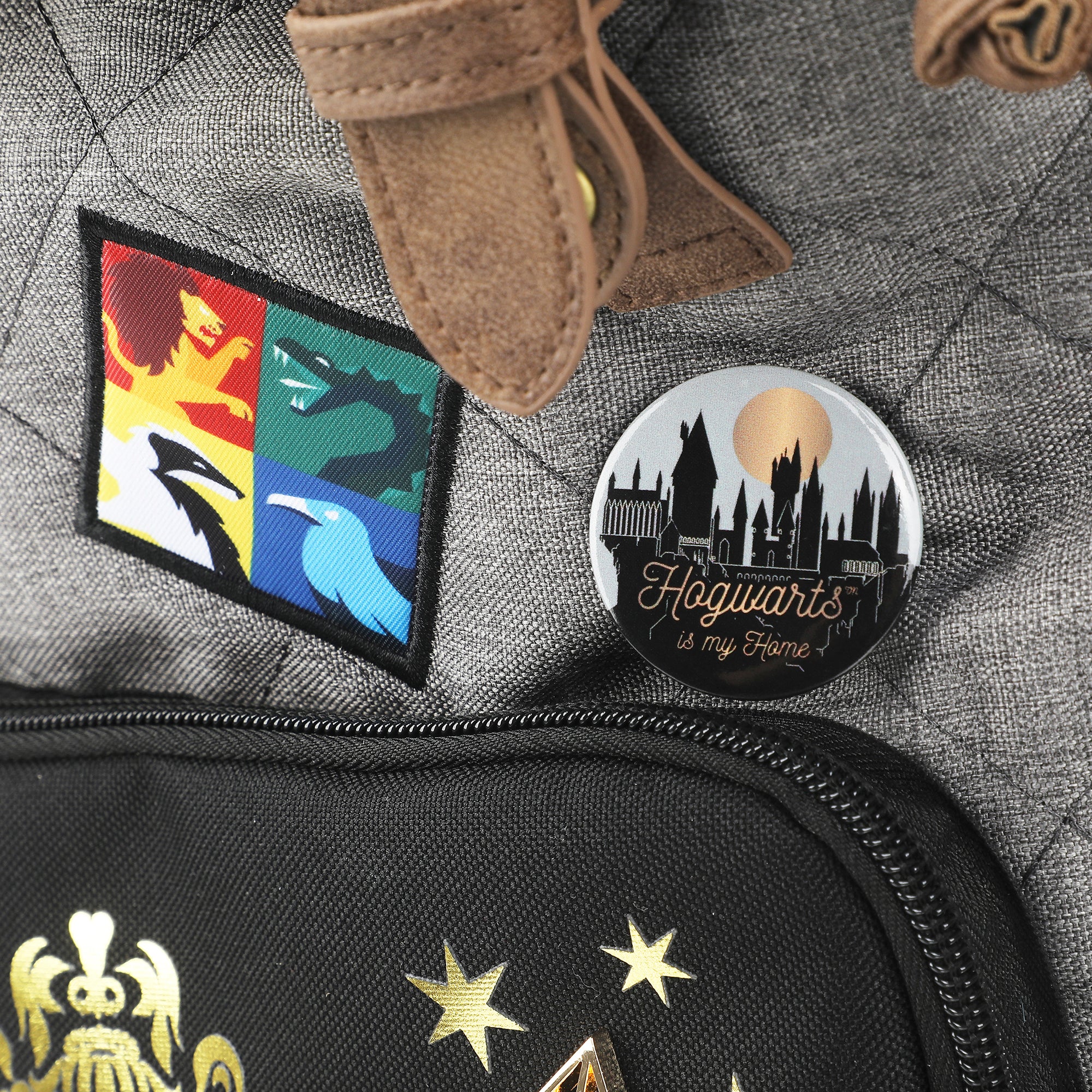 Harry Potter Hogwarts Decals 17" Rucksack Backpack