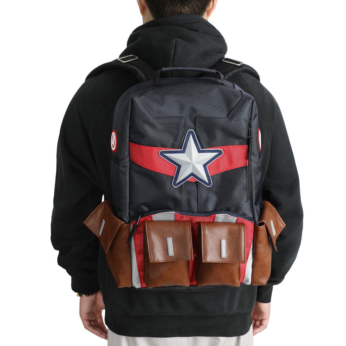Marvel Captain America Suit Up Character 18" Backpack