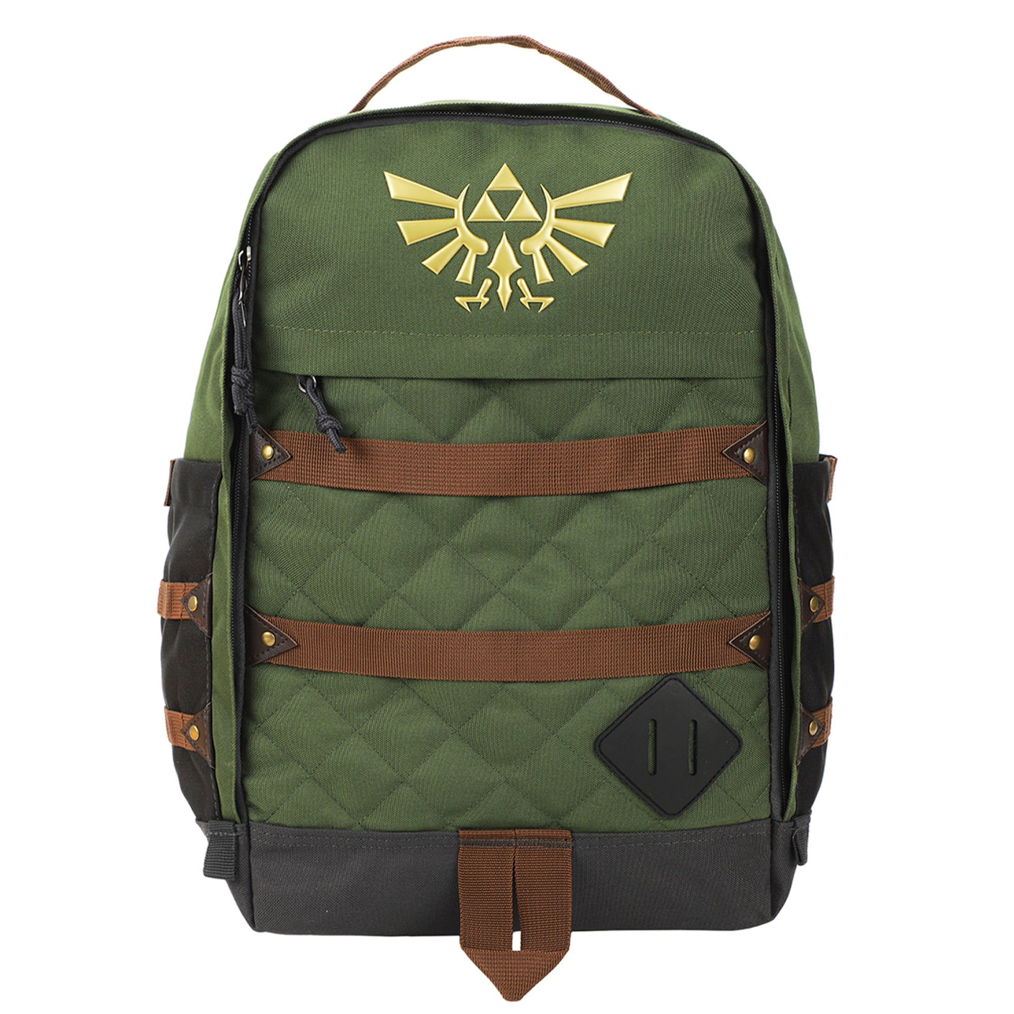 The Legend Of Zelda Hyrule Crest 17" Green adult Backpack