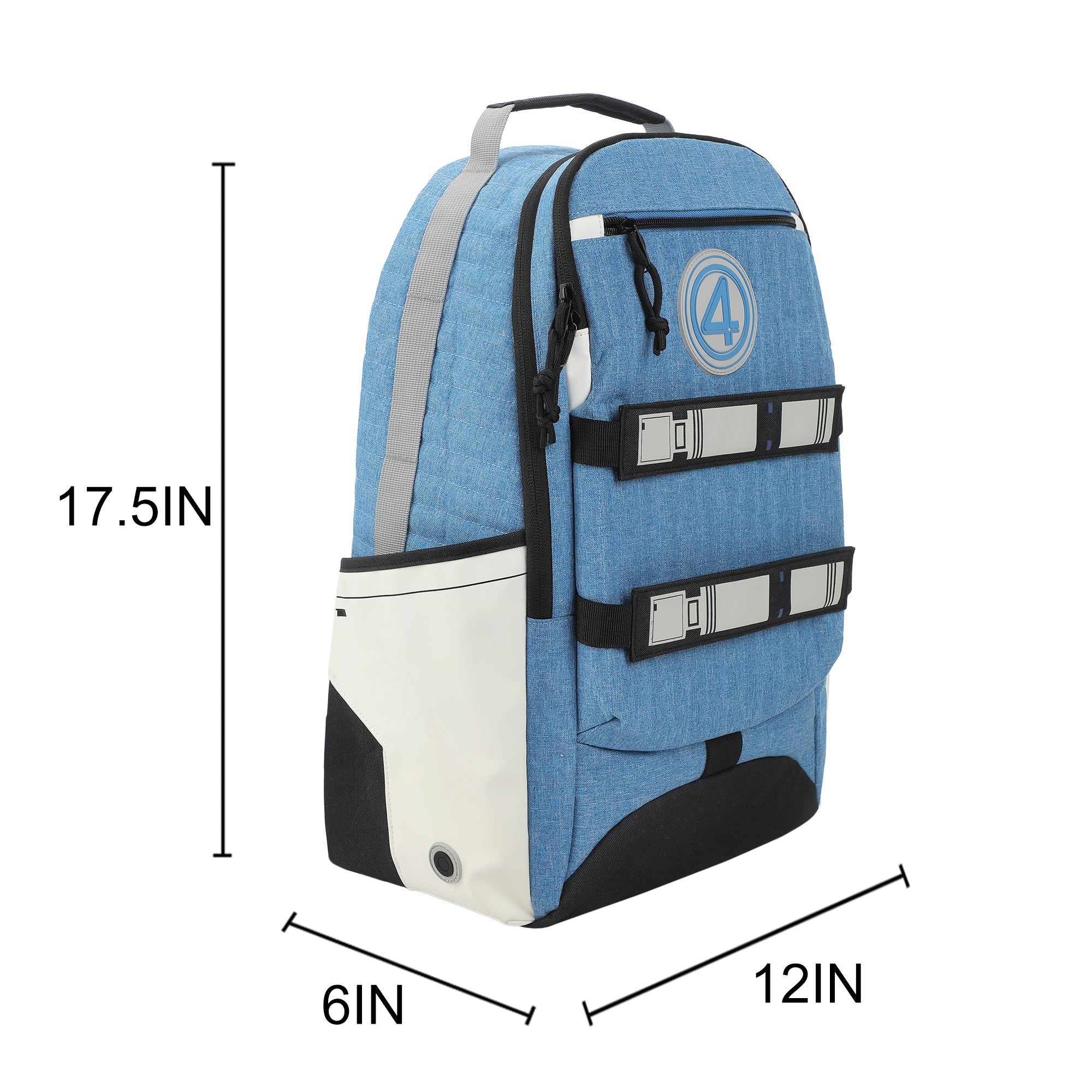 Fantastic Four Team Logo 17.5" Blue Adult Backpack