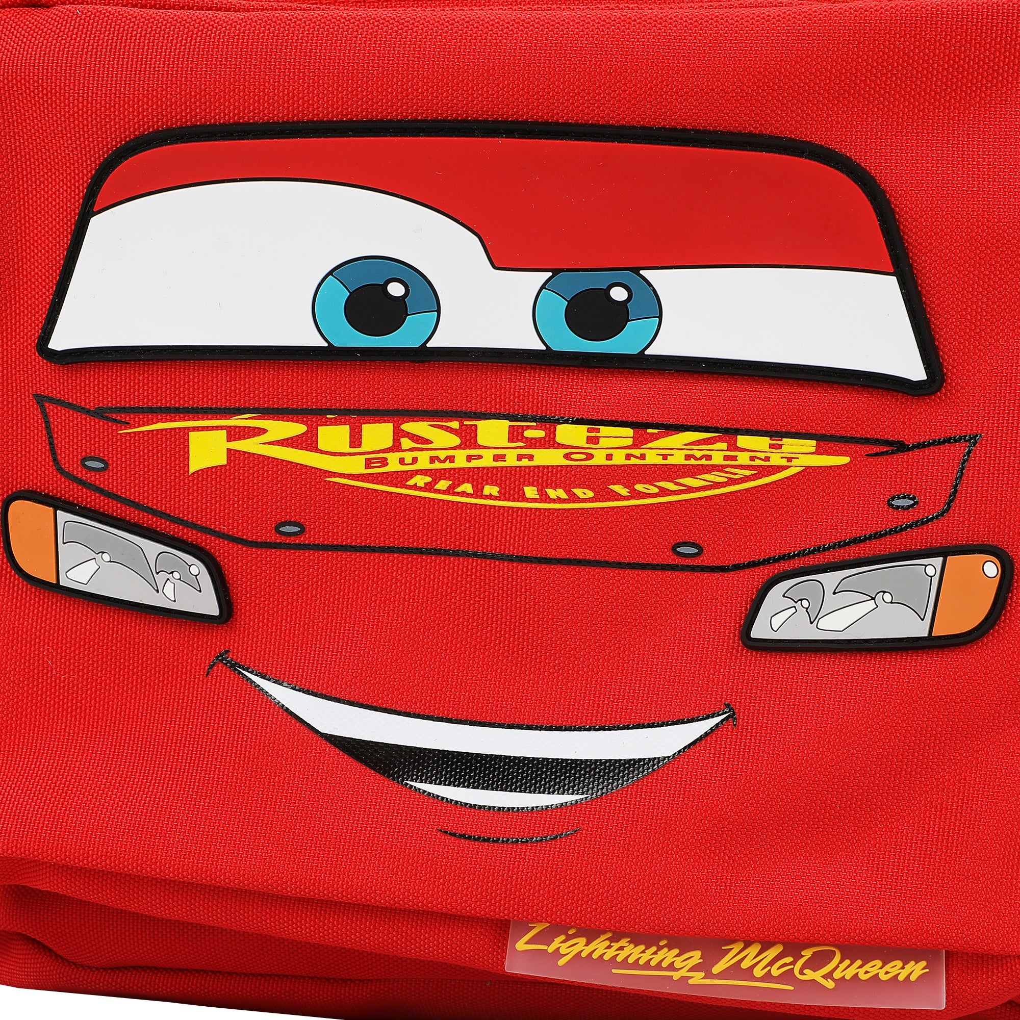 Cars Lightning McQueen Rusteze Bumper Ointment 16.5” Red Backpack