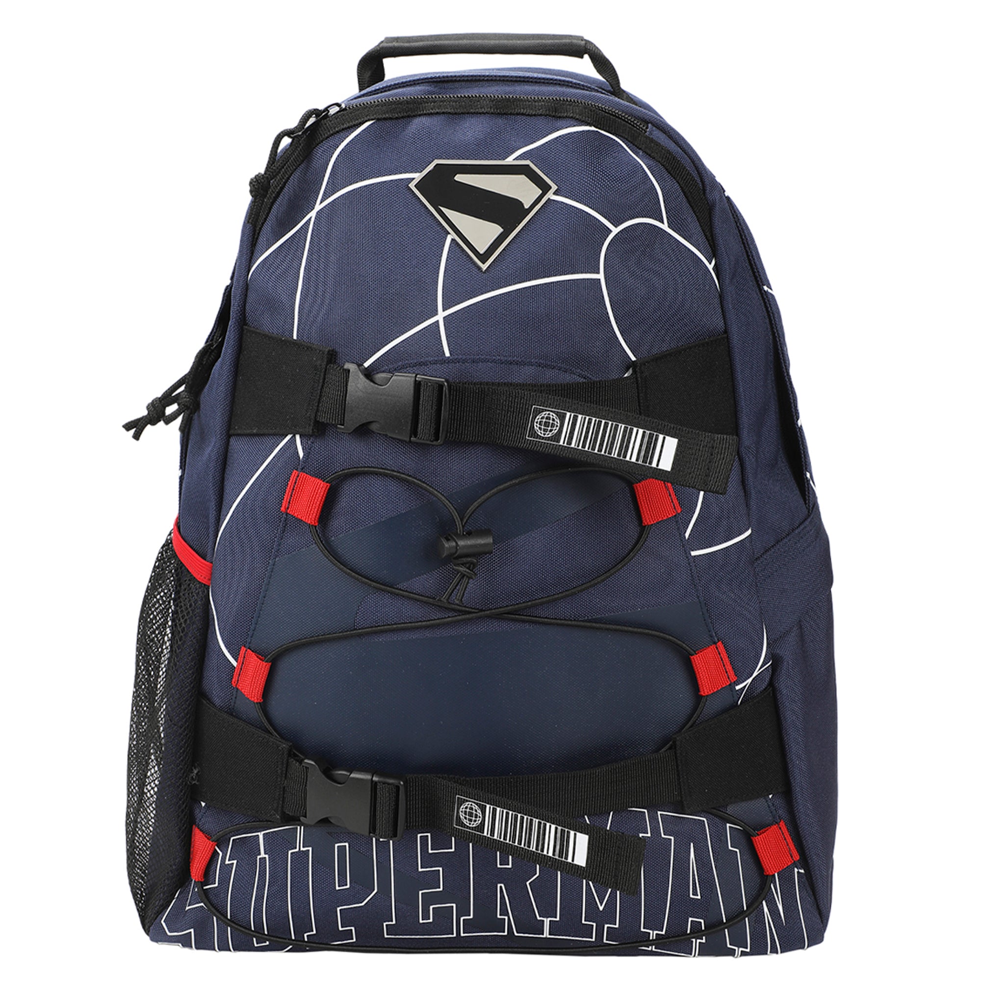 Superman Web Logo 17.5" Blue Backpack