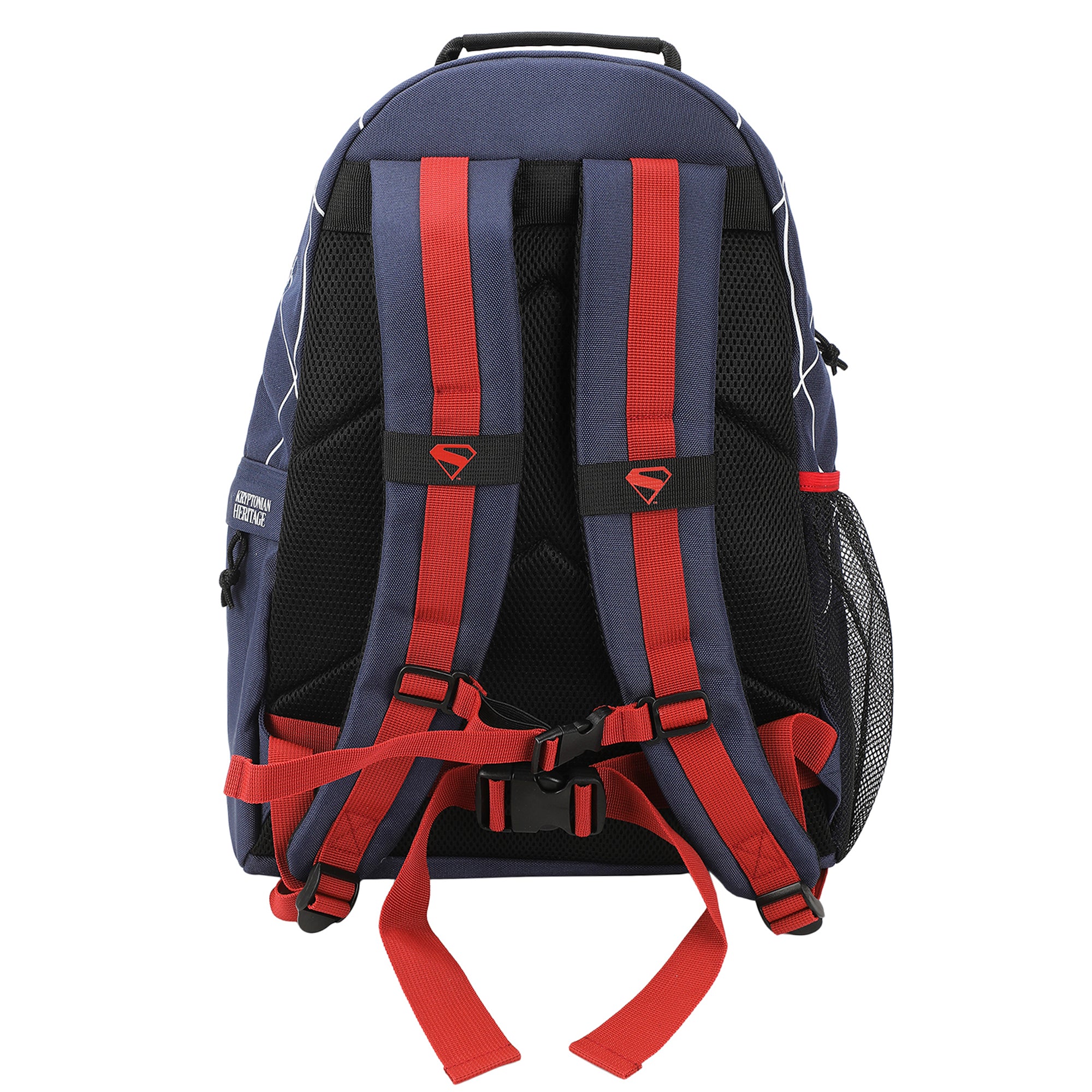Superman Web Logo 17.5" Blue Backpack