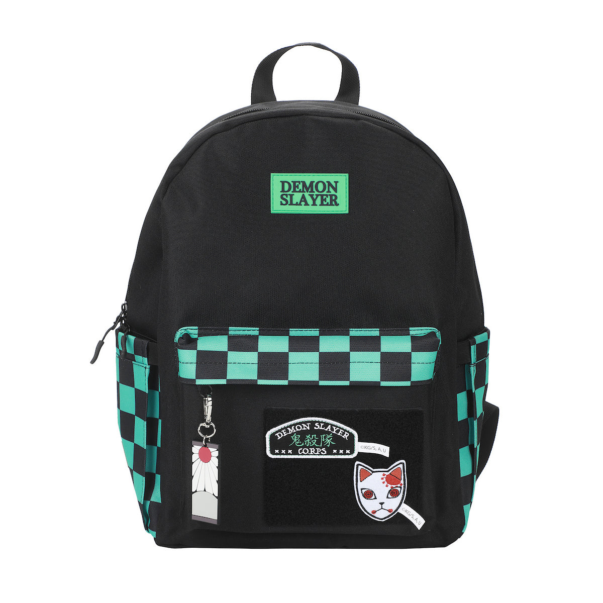 Demon Slayer Tanjiro-Inspired 16.5" Adult Black Backpack