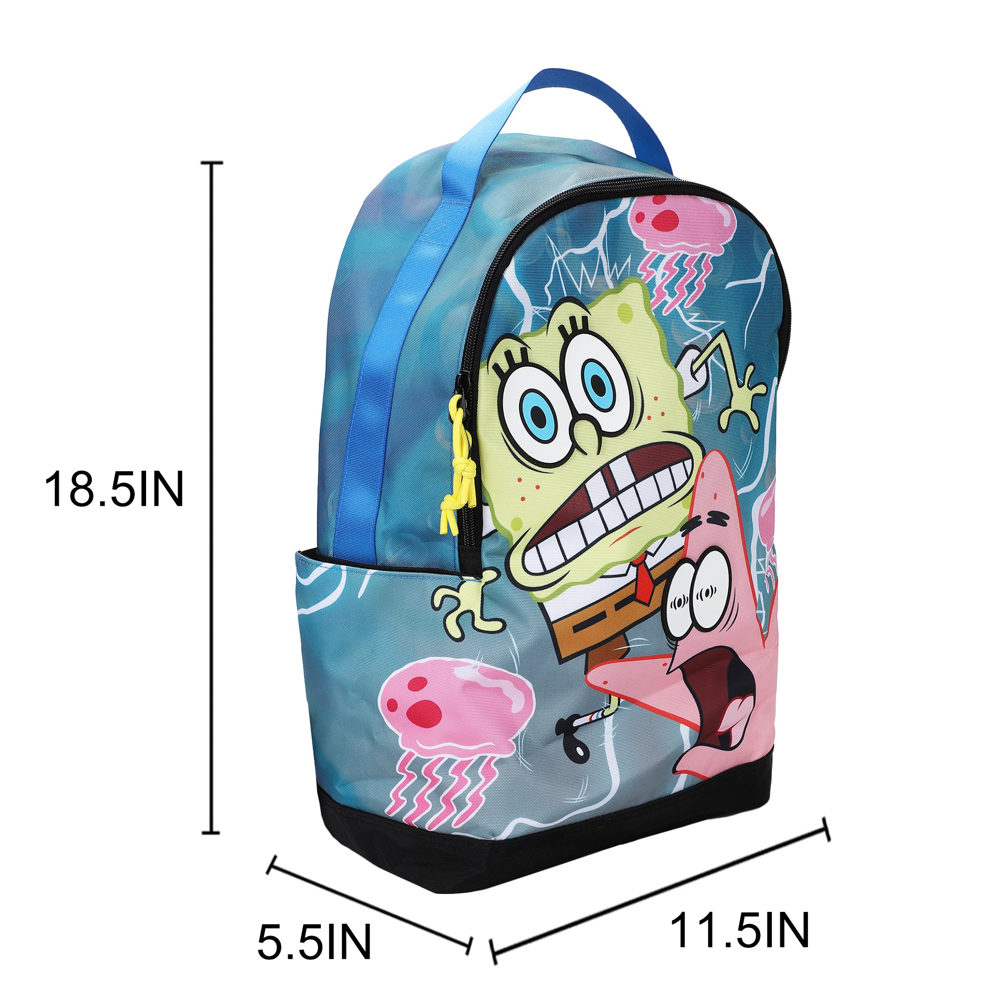 Spongebob Squarepants Jellyfish Sting 18.5” Adult Everyday Backpack