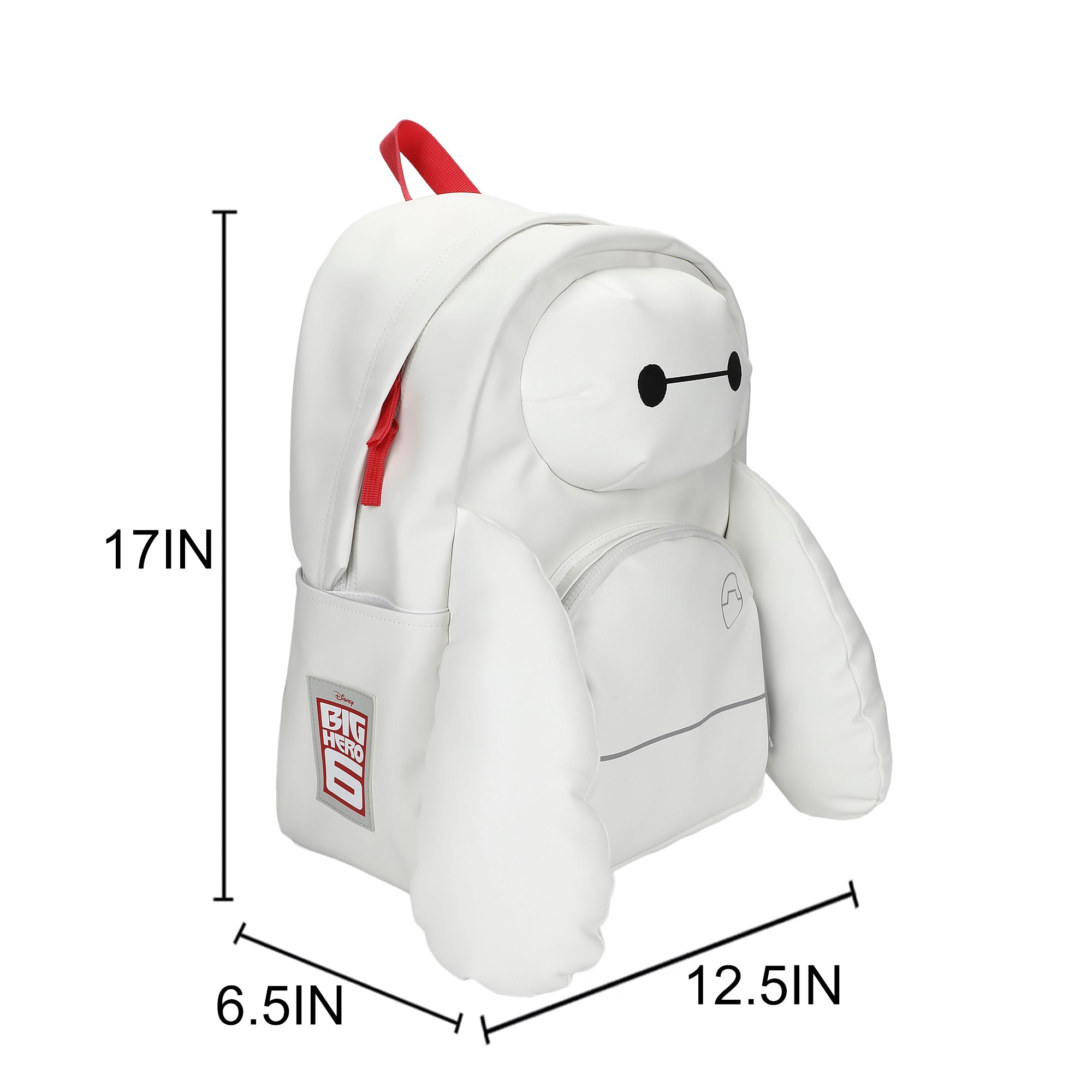 Big Hero 6 Baymax White 17” Adult Novelty Character Backpack