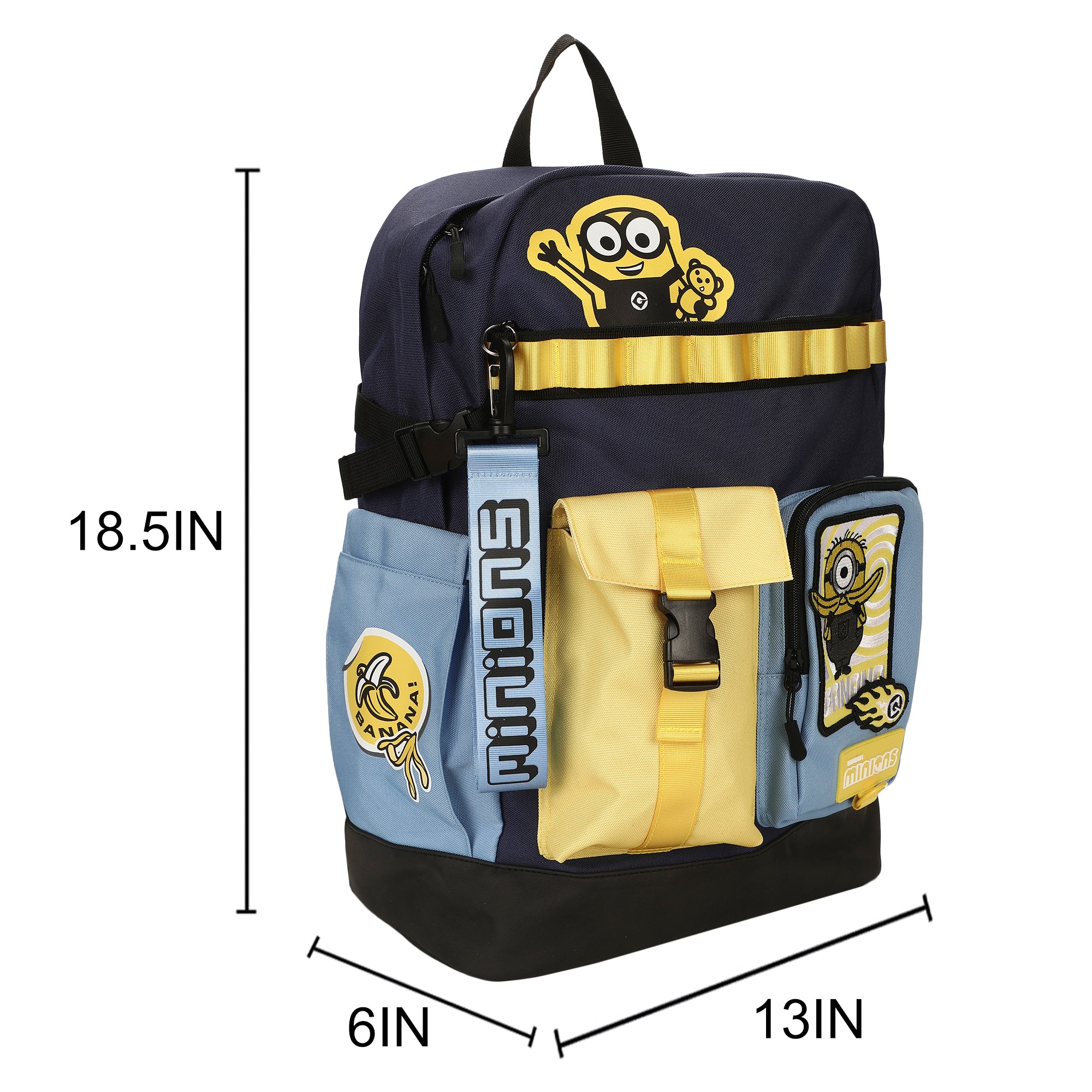 Minions Character Art Navy 18.5” Adult Utility Backpack