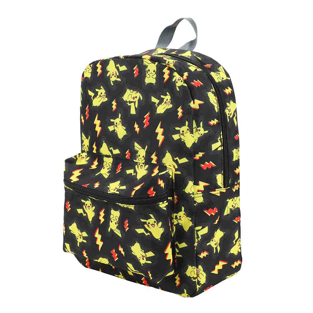 Pokemon Pikachu All-Over Print 16" Backpack