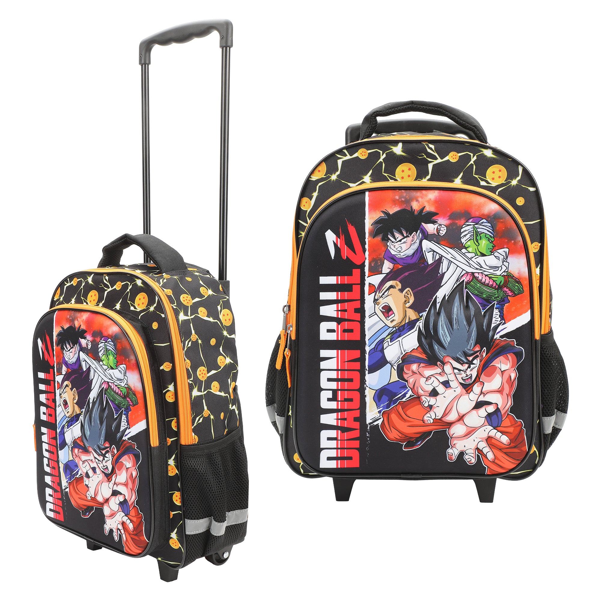 Dragon Ball Z Group Shot 16" Rolling Travel Backpack