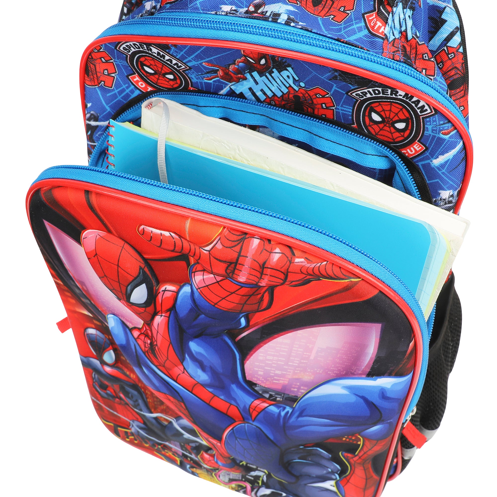 Spider-Man Peter & Miles 16" Rolling Travel Backpack