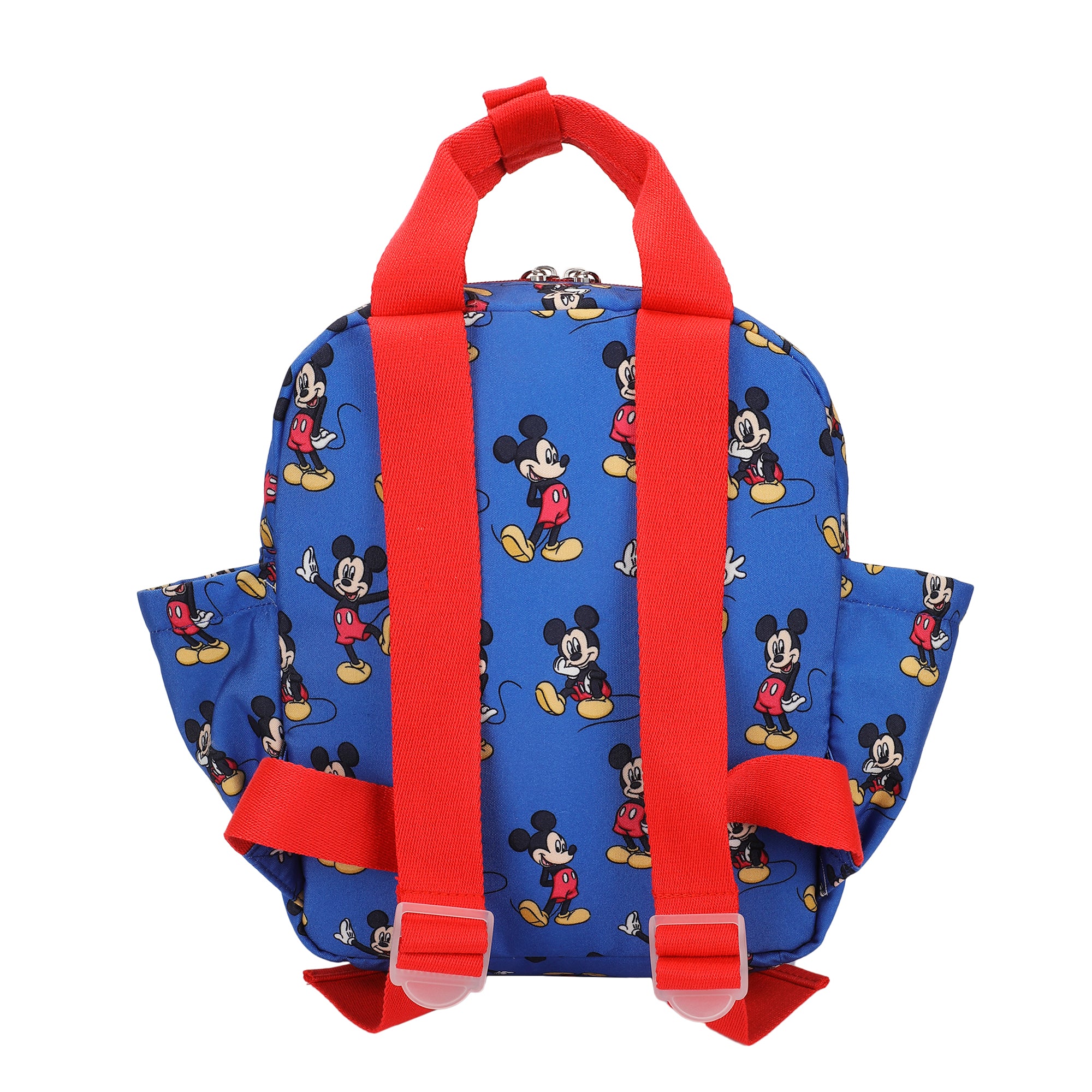 Mickey Mouse Classic All-Over Print 12" Toddler Backpack For Preschool, Daycare, And Travel
