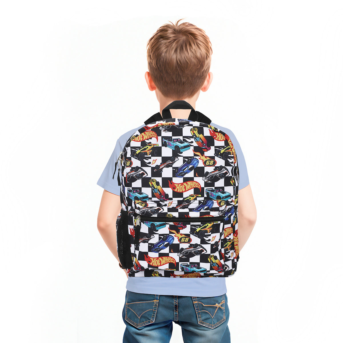 Hot Wheels All-Over Print 16" Backpack For School And Travel