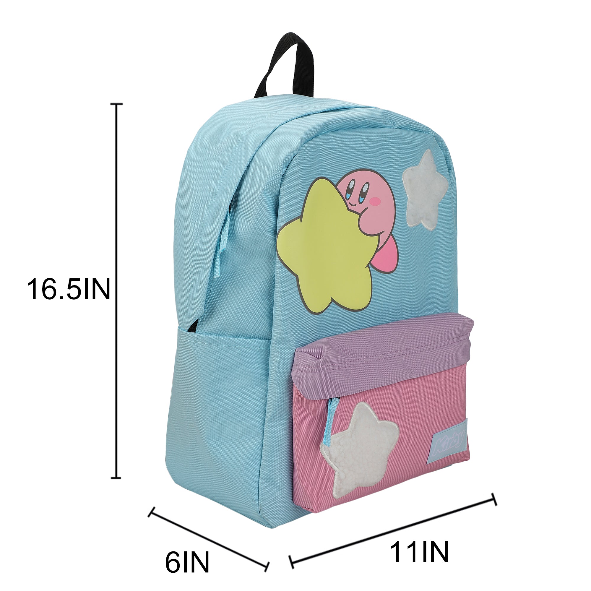 Kirby Stars 17" Pink & Blue adult Backpack