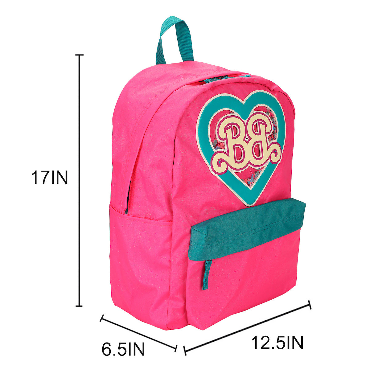 Barbie BB Heart 17” Women's Pink Backpack