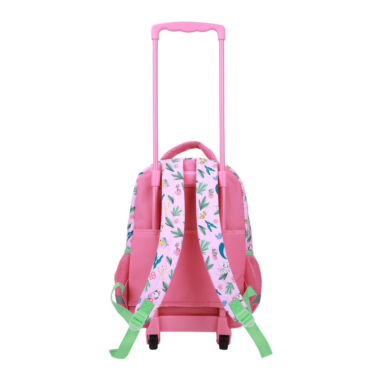 Disney 16 Princesses Girls Rolling Backpack with Adjustable Handle