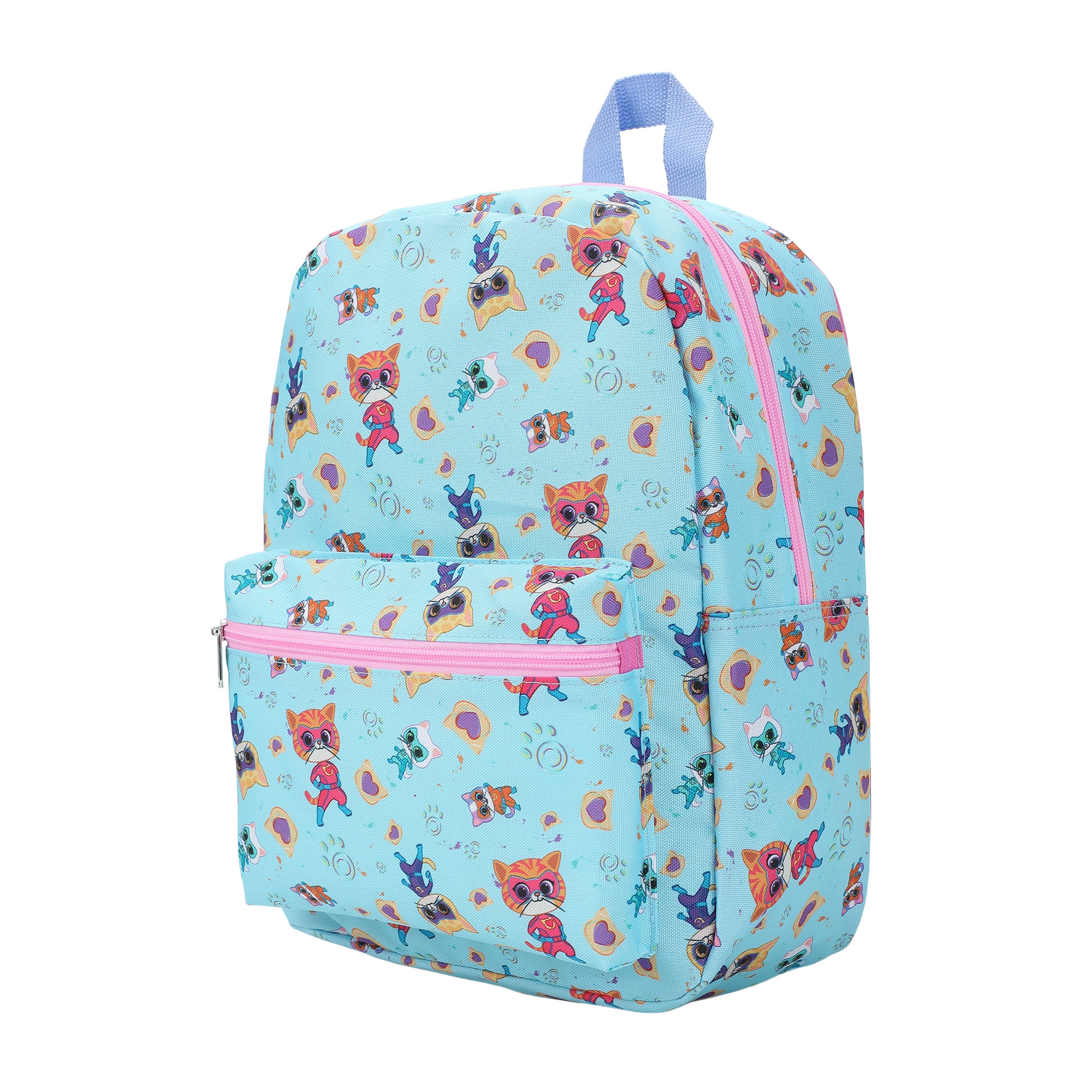 SuperKitties Favorite Characters 16" Kid's Backpack For School And Travel