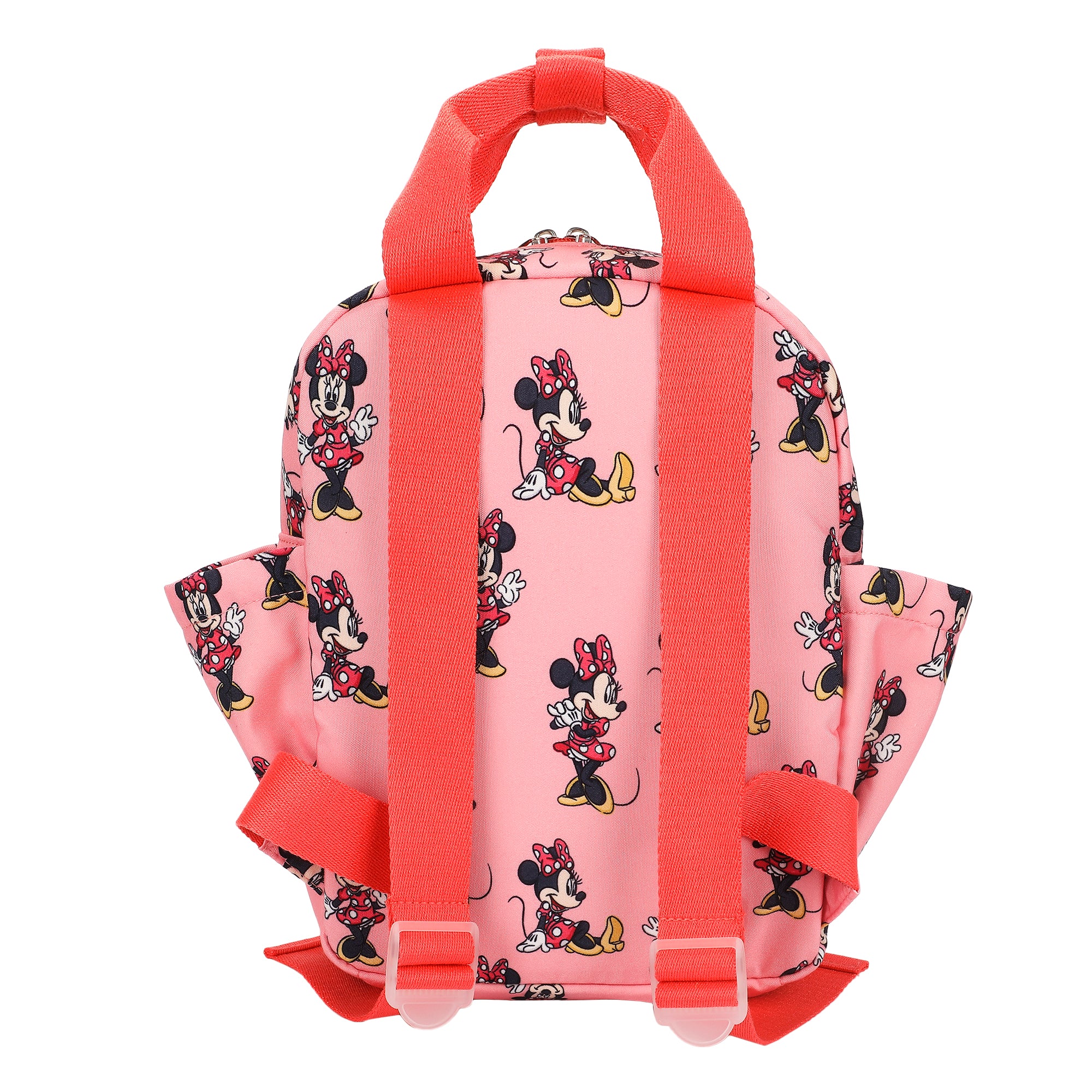 Minnie Mouse Classic All-Over Print 12" Toddler Backpack For Preschool, Daycare, And Travel