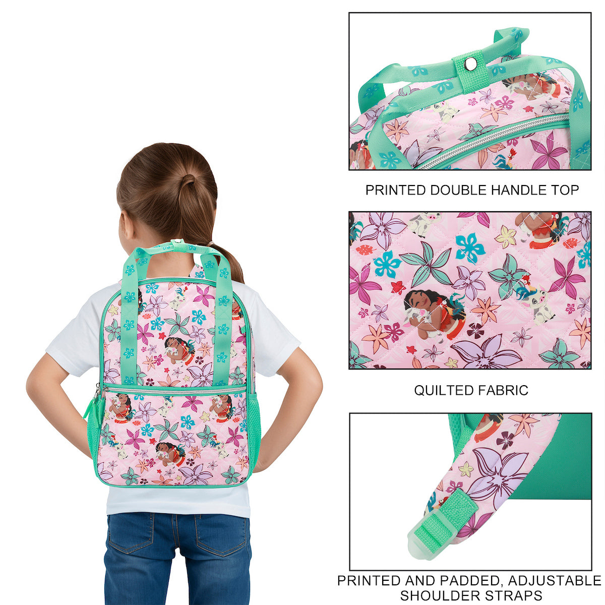 Moana Flowers Youth 16” Backpack