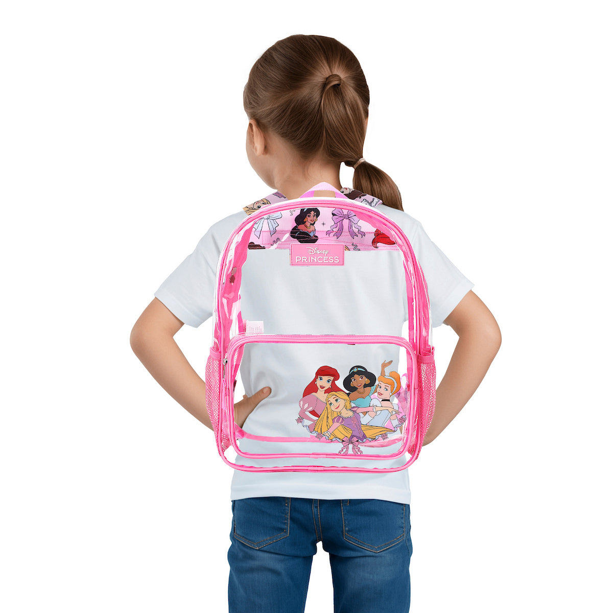 Disney Princesses Kids' Clear PVC 16" Backpack