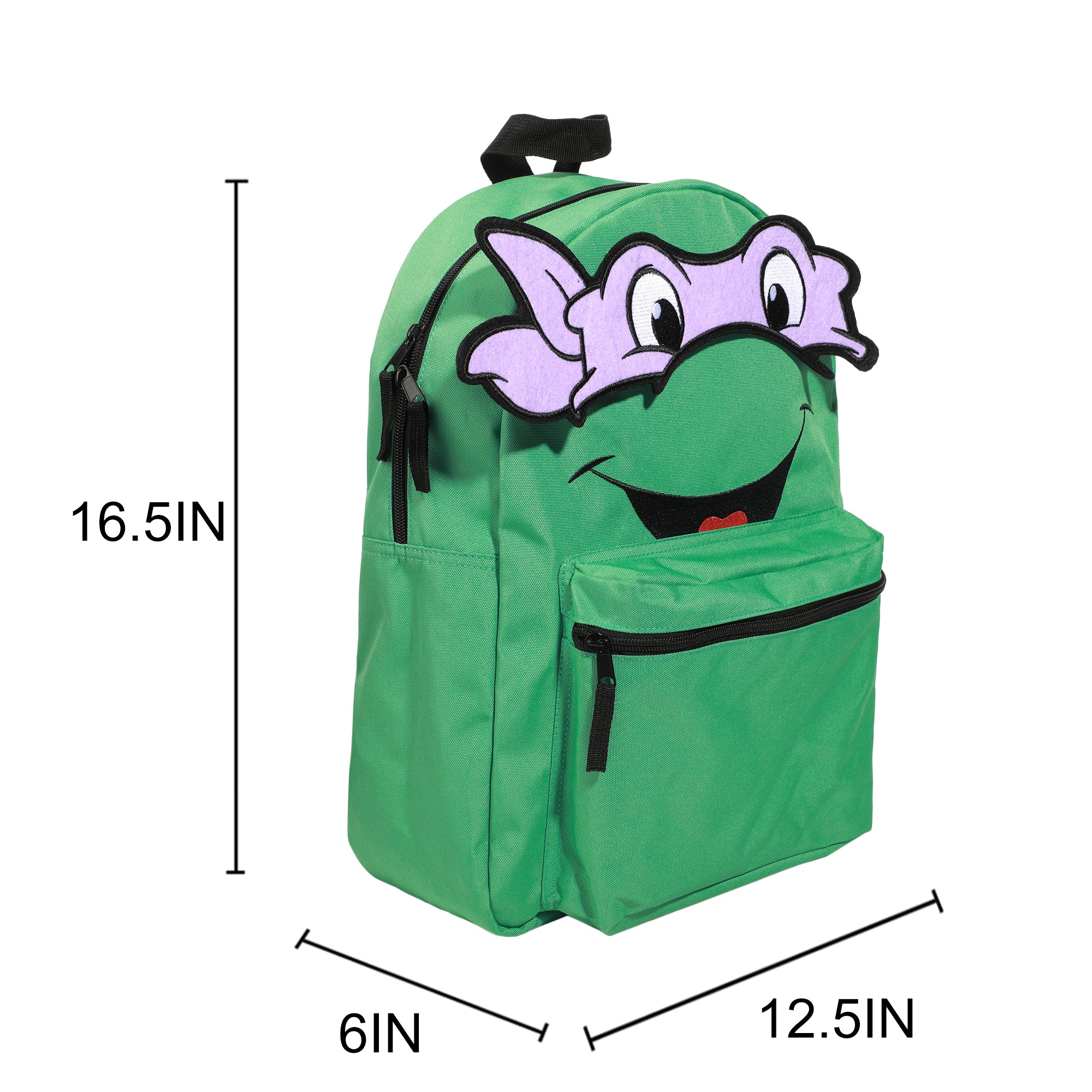 TMNT Ninja Turtles Interchangeable Characters Adult 16.5" Reversible Backpack