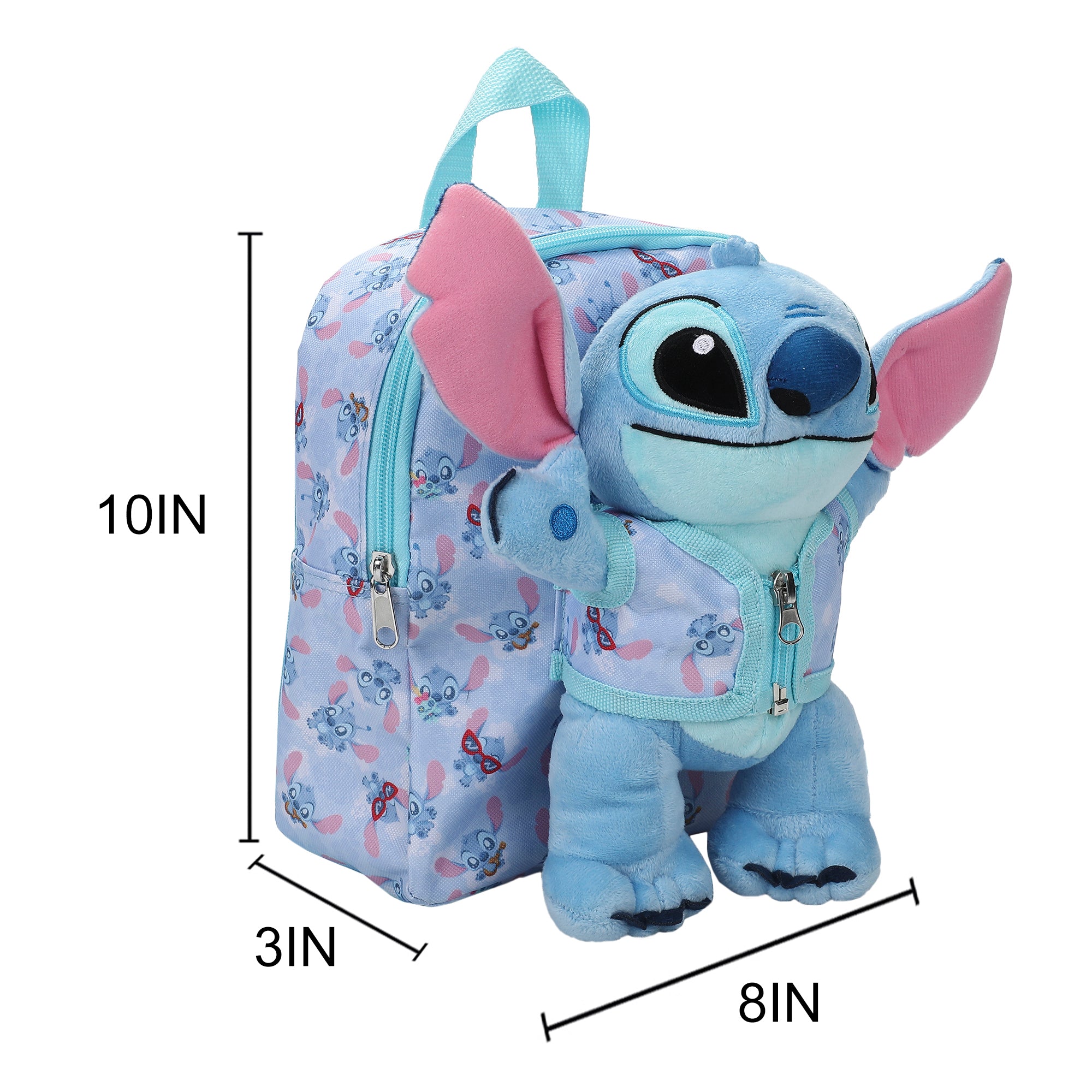 Lilo & Stitch Plush Stitch 10" Backpack