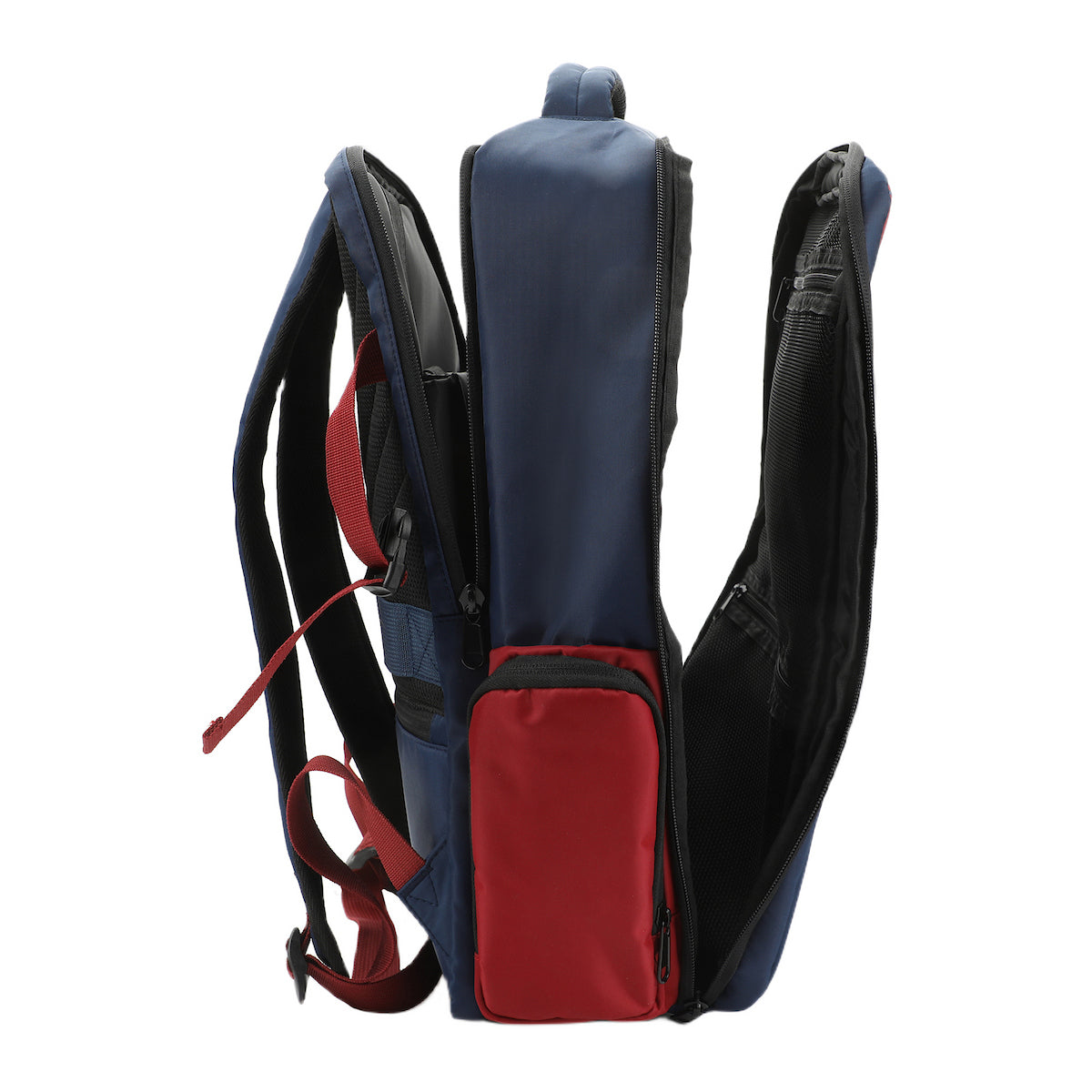 Spider-Man Costume Black 17" Large Travel Backpack