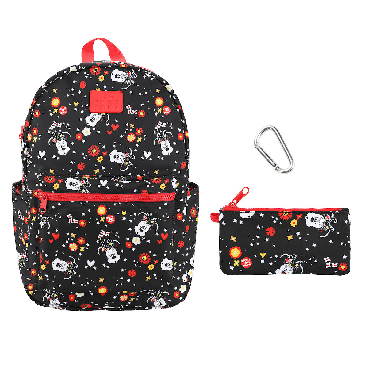 Disney Minnie Mouse 16.5" Travel Backpack With Matching Pouch
