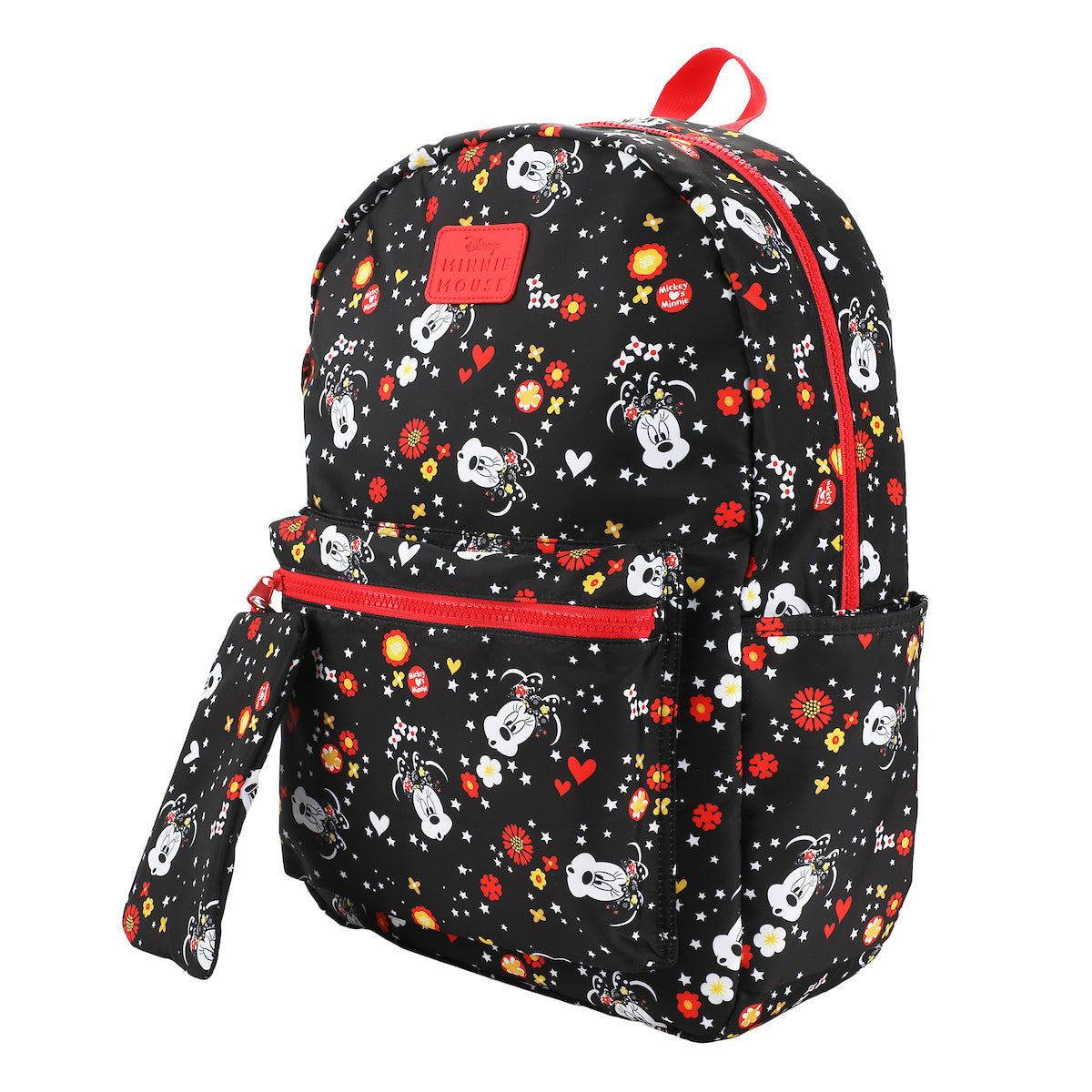 Disney Minnie Mouse 16.5" Travel Backpack With Matching Pouch