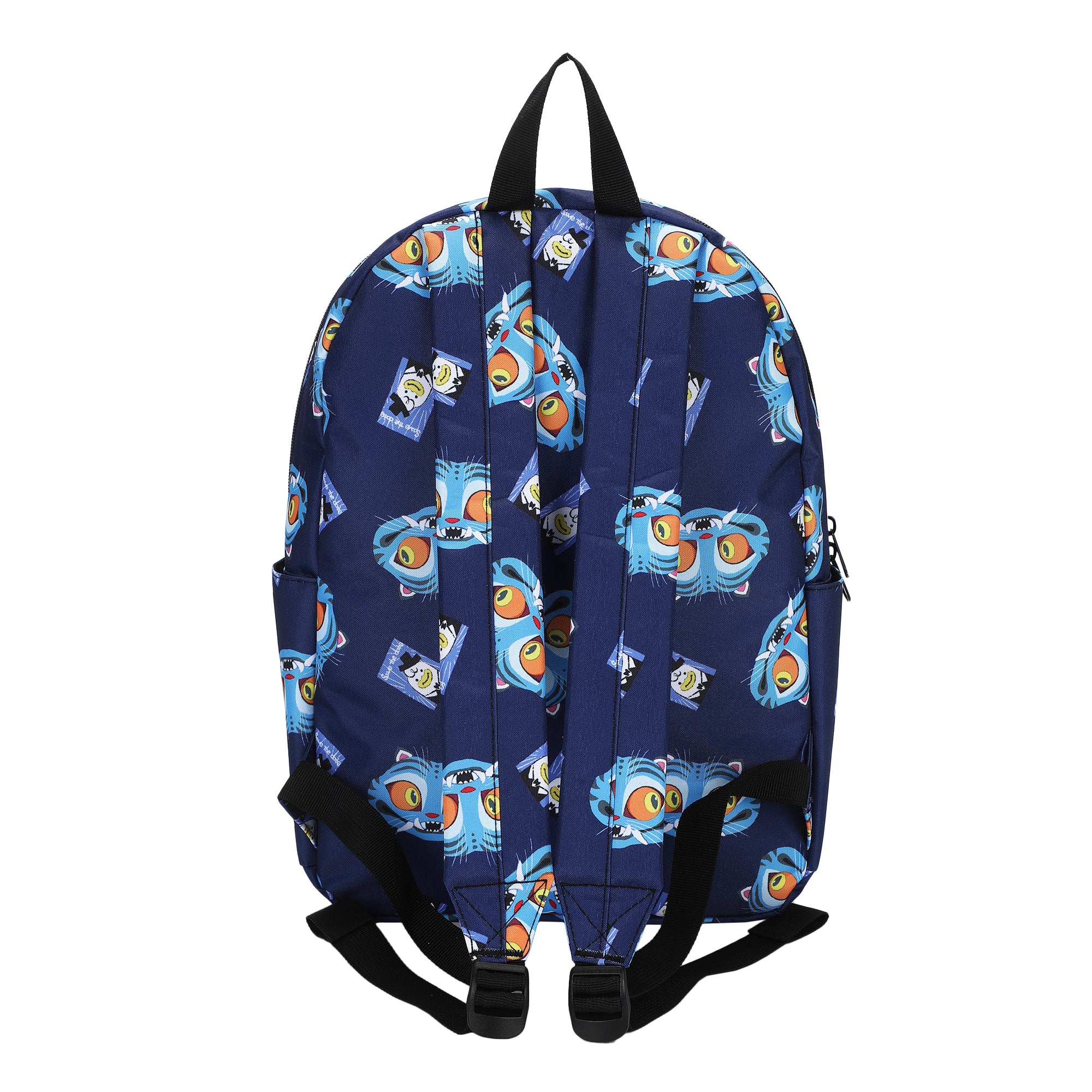 KPop Demon Hunters Derpy & Sussie All-Over Print 16.5" Adult Blue Quick Turn Backpack