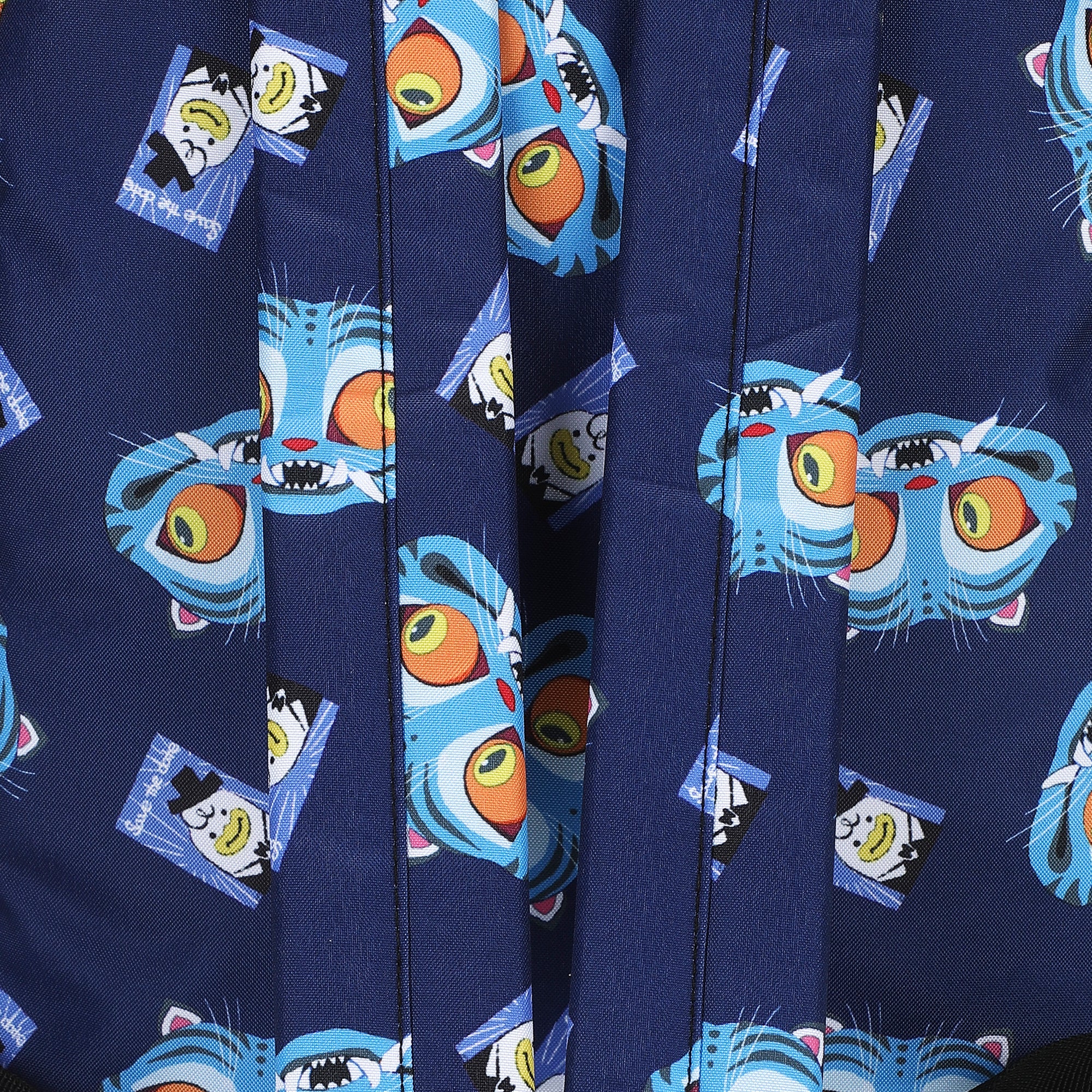 KPop Demon Hunters Derpy & Sussie All-Over Print 16.5" Adult Blue Quick Turn Backpack