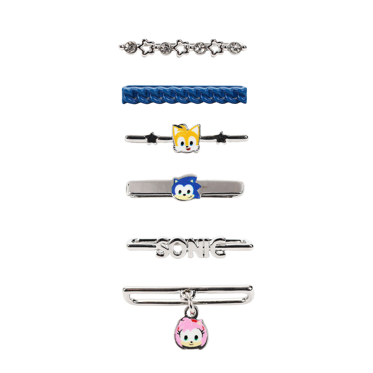 Sonic the Hedgehog Slide-On Watch Band Charms (6 Piece Set)