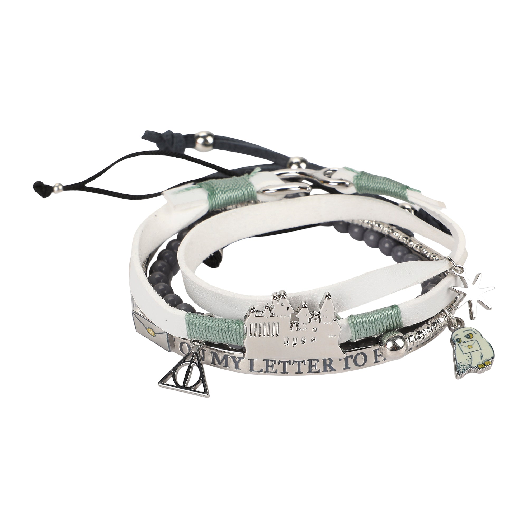 Harry Potter 4 Pack Bracelet Set - Waiting On My Letter To Hogwarts