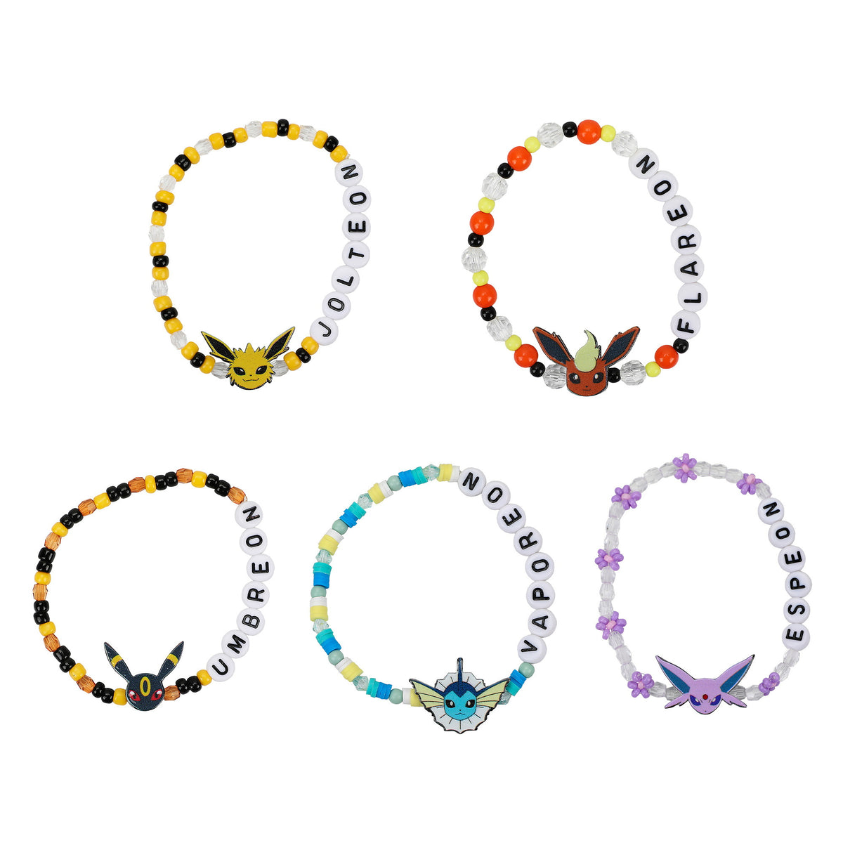 Pokemon Eeveelutions Friendship Tradesies Bracelet Set