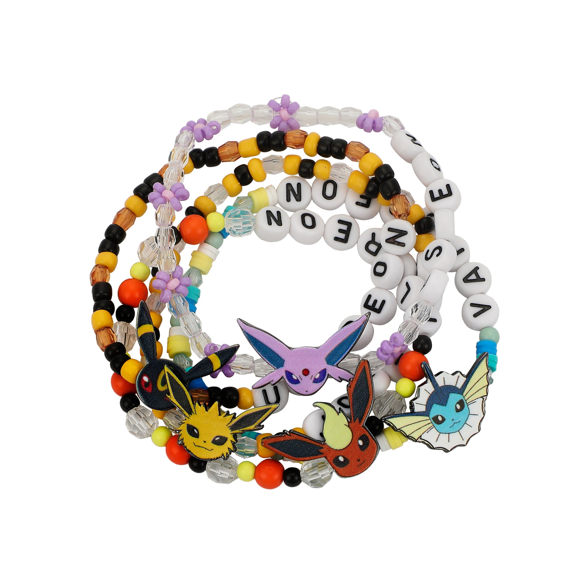Pokemon Eeveelutions Friendship Tradesies Bracelet Set