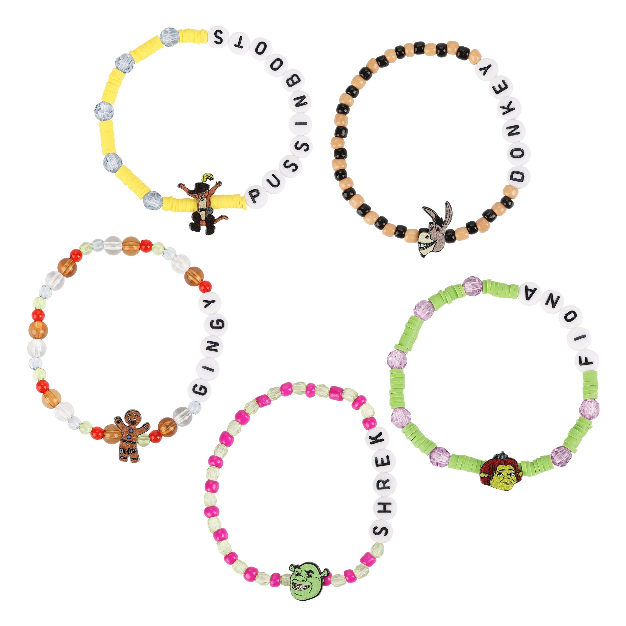 Shrek Tradesies 5 Pack Friendship Bracelets