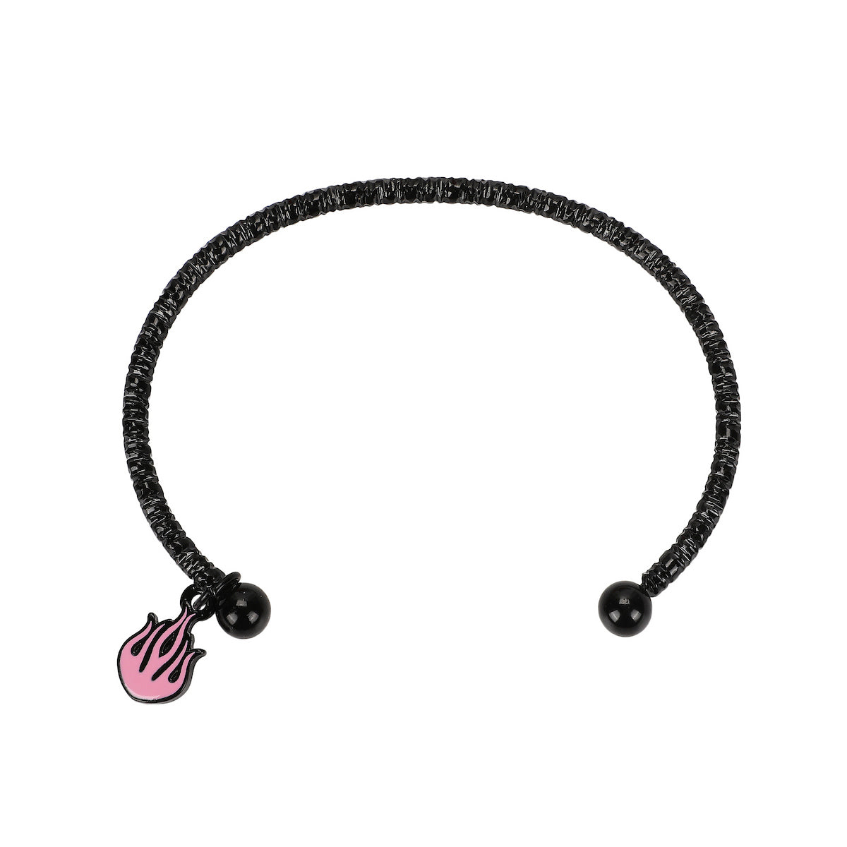 Kuromi Face Skull & Flame Arm Party Bracelet Set