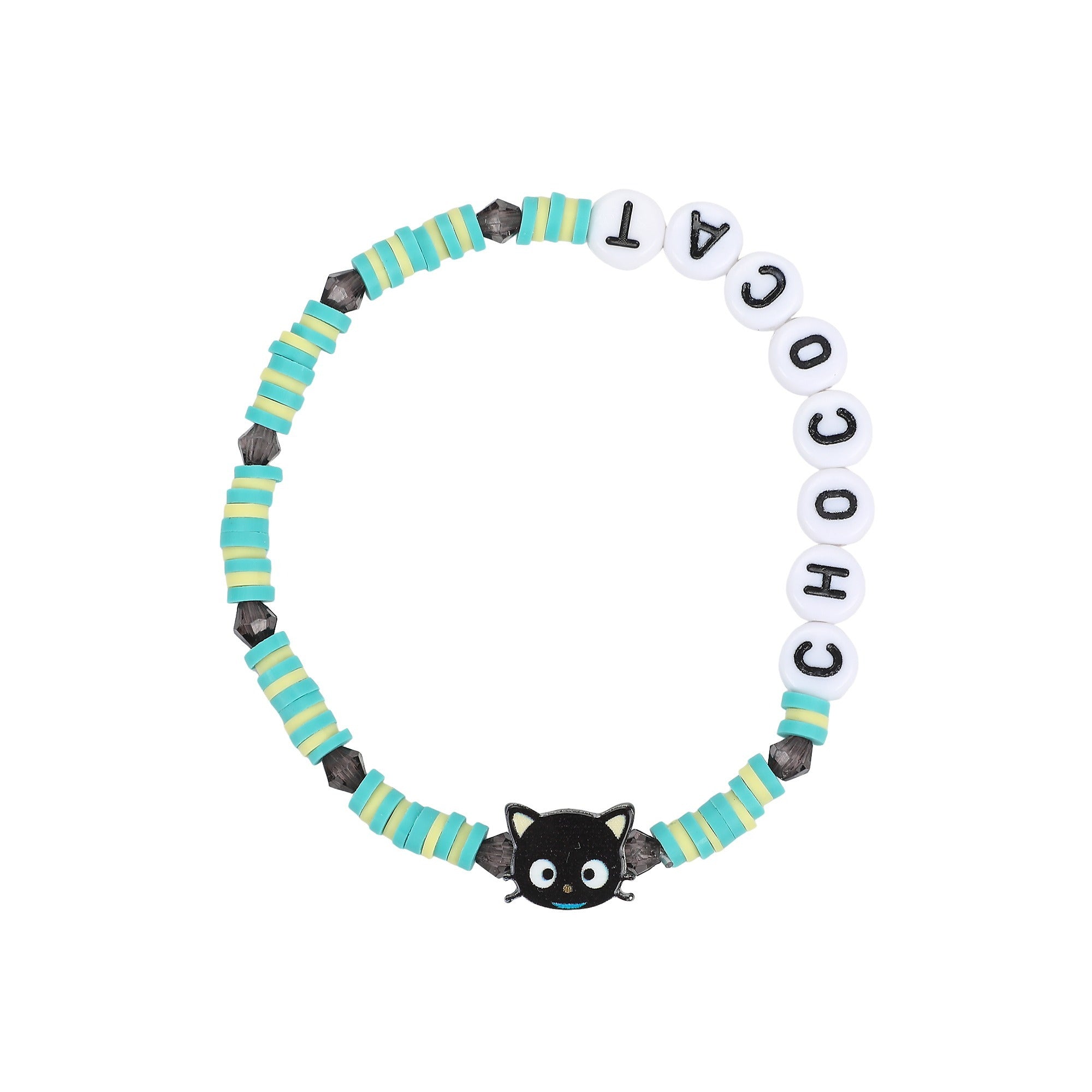 Hello Kitty & Friends Chococat Tradesies Multicolor Plastic Charm Bracelet for Adult Fans