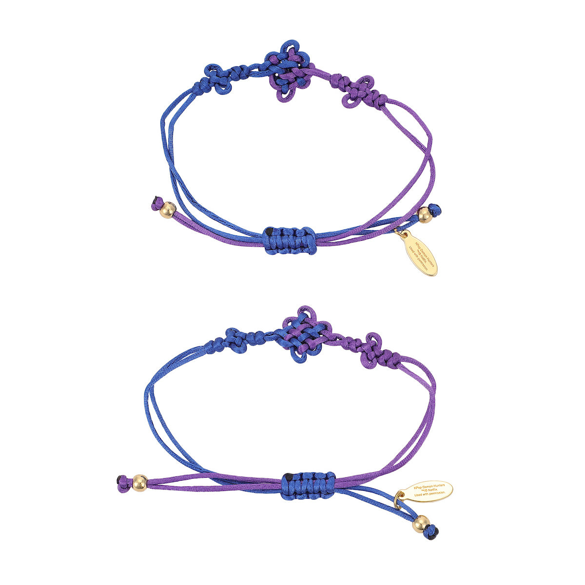 KPop Demon Hunters Huntr/x Logo Bestie Bracelet Set