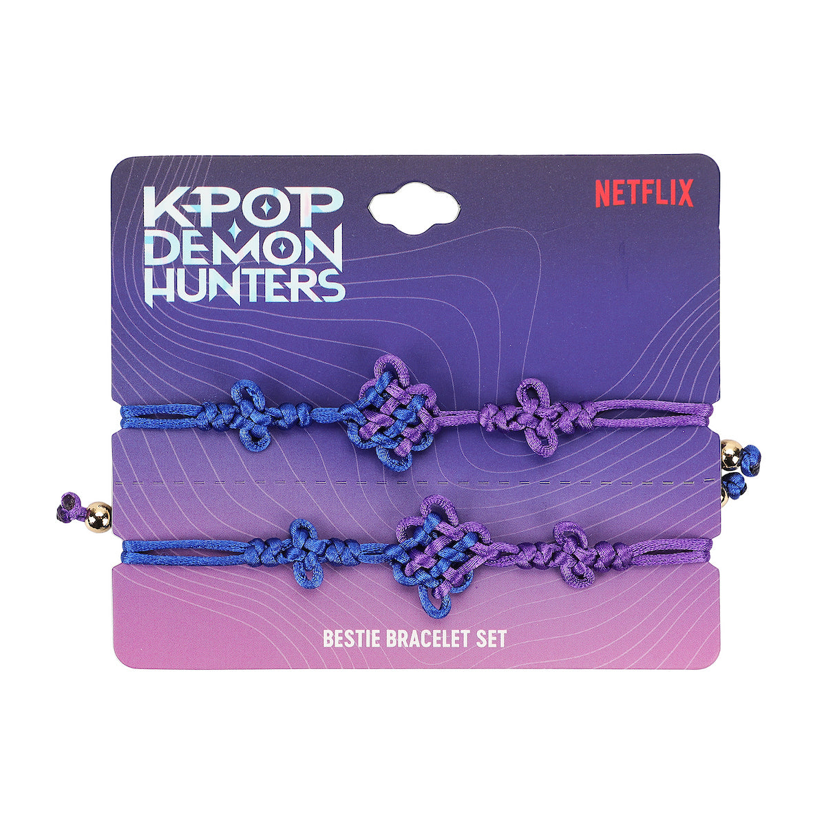 KPop Demon Hunters Huntr/x Logo Bestie Bracelet Set