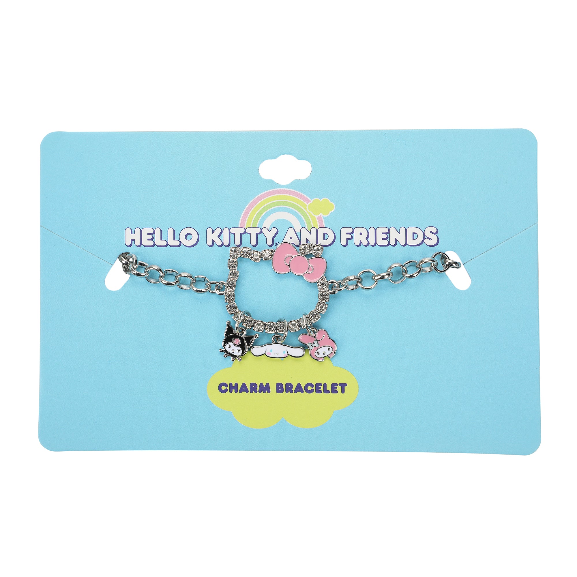 Hello Kitty Character Shape Bracelet With Three Character Charms