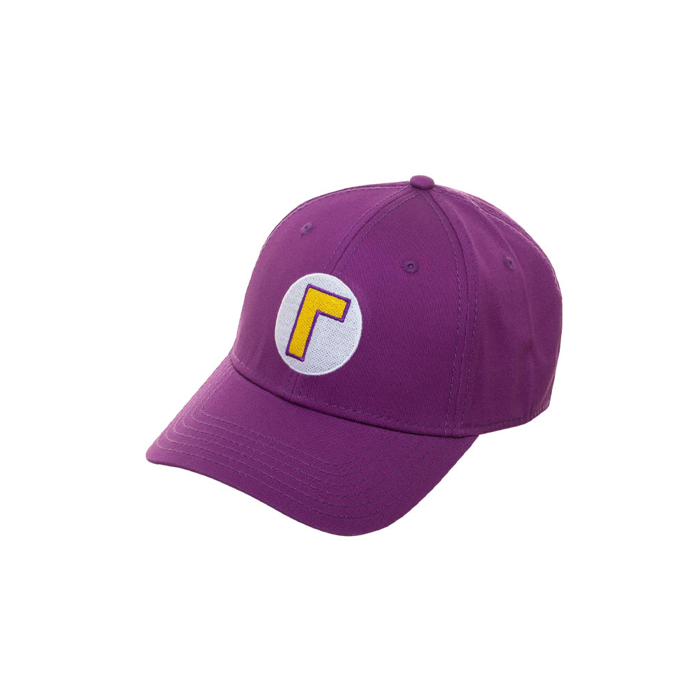 Mens Super Mario Brothers Hat Waluigi Mario purple cosplay hat